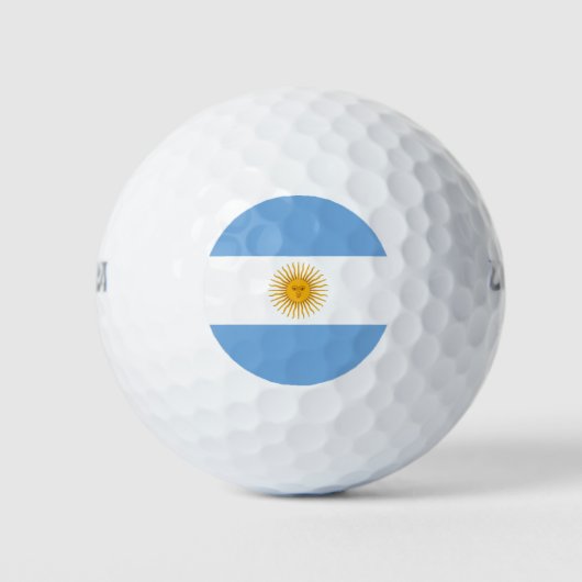 Balles De Golf Argentina flag (Devant)