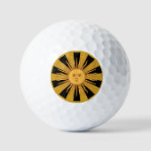 Balles De Golf Argentine Golden Sun, Sol de Mayo (Recto)