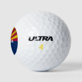 Balles De Golf Arizona Drapeau Starburst (Logo)