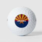 Balles De Golf Arizona Drapeau Starburst (Devant)
