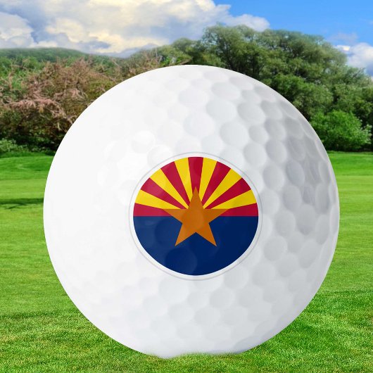 Balles De Golf Arizona Golf Balls, drapeau de l'état / Patriotes