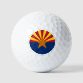 Balles De Golf Arizona Golf Balls, drapeau de l'état / Patriotes (Recto)
