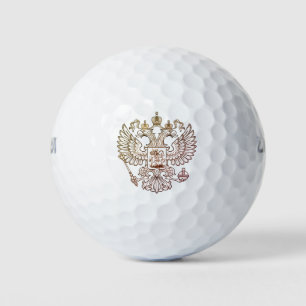 Balles De Golf Armoiries de la Russie - version blanche