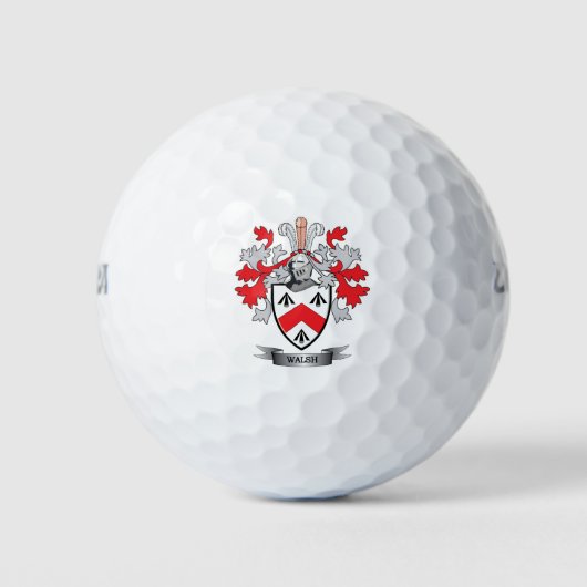 Balles De Golf Armoiries de Walsh (Devant)