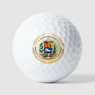 Balles De Golf Armoiries du Venezuela