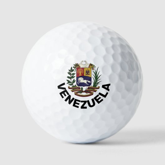 Balles De Golf Armoiries du Venezuela (Recto)