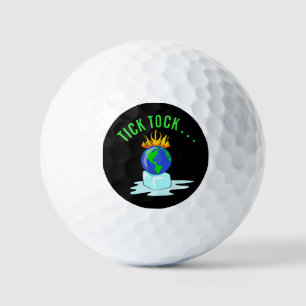 Balles De Golf Arrêtez le choc Réchauffement climatique du change