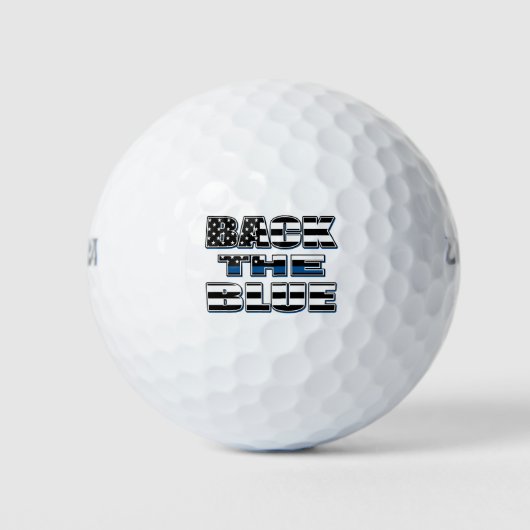 Balles De Golf Arrière le bleu (Devant)