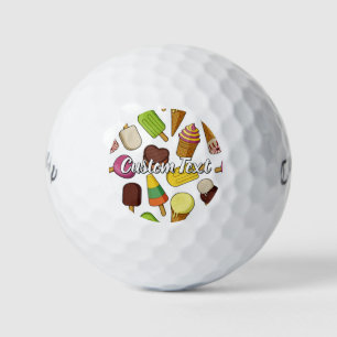 Balles De Golf Arrière - plan de glace