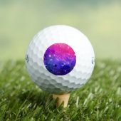 Balles De Golf Arrière - plan rose brillant (T-shirt Insitu)