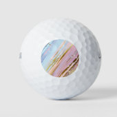 Balles De Golf Arrière - plan rose texturé (Devant)