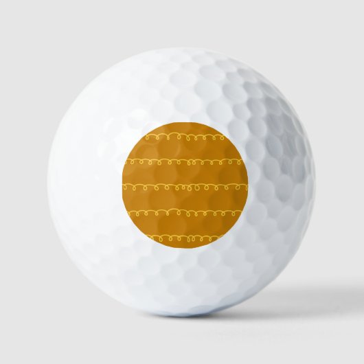 Balles De Golf Art Abstrait : Conception moderne d'enveloppement (Recto)
