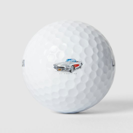 BALLES DE GOLF ART AUTOMOBILE C-ONE (Devant)