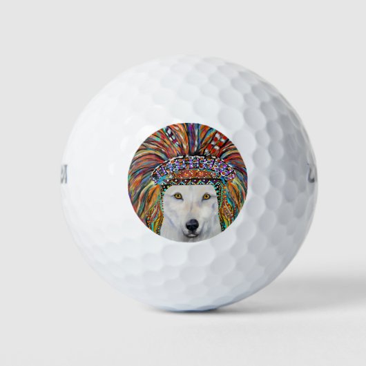 Balles De Golf Art de loup (Devant)