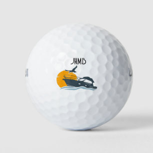Balles De Golf Art de monogramme de bateau pour les bateliers et