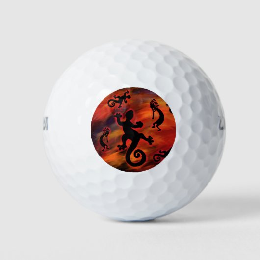 Balles De Golf Art Kokopelli (Devant)