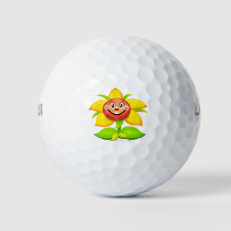 Balles De Golf Art tournesol