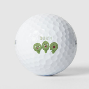 Balles De Golf Artichauts chantants mignons dessin animé végétal