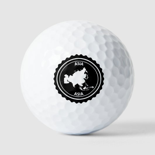 Balles De Golf Asia (Recto)
