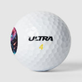 Balles De Golf Astronaut Galaxy Golf Ball Design (Logo)