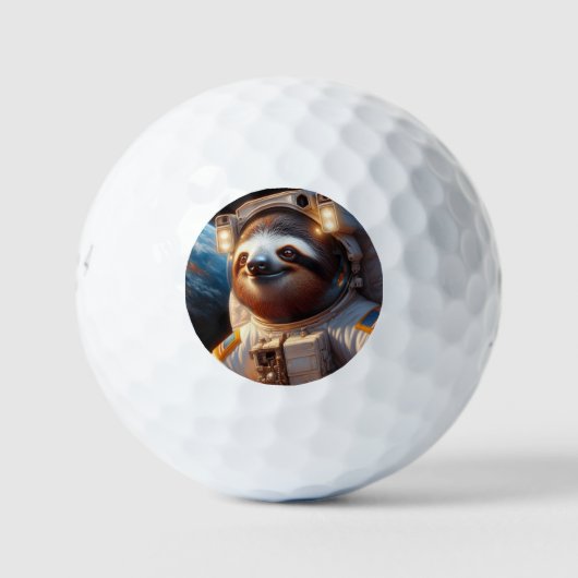 Balles De Golf Astronaute de Sloth (Devant)