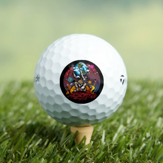 Balles De Golf Atlas Space Man (T-shirt Insitu)