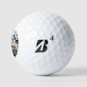 Balles De Golf Attaque arc-en-ciel (Logo)
