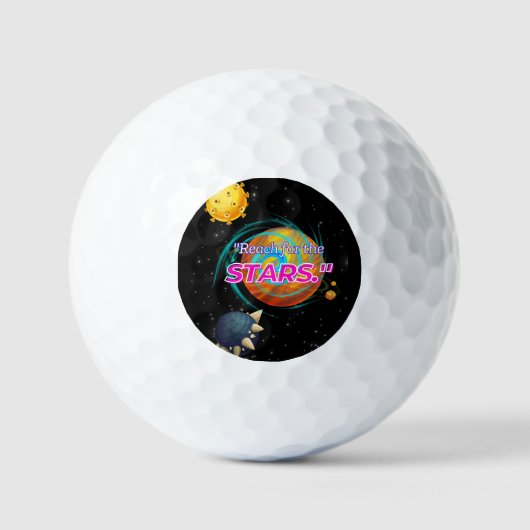 BALLES DE GOLF ATTEIGNEZ LES ÉTOILES (Recto)