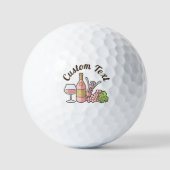 Balles de golf au vin rosé (Recto)