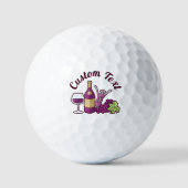 Balles de golf au vin rouge (Recto)