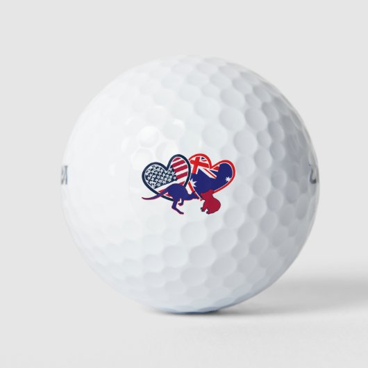 Balles De Golf Australie USA Kangaroo Koala (Devant)