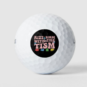 Balles De Golf Autisme Drôle Rizz Em Avec Le Tism Meme Autistique
