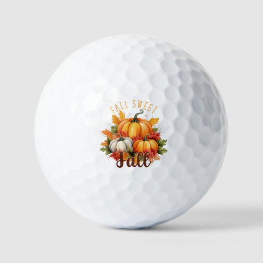 Balles De Golf Automne Sweet Fall (Recto)