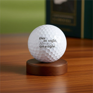Balles De Golf Autrefois aigle, toujours aigle. Minimal Brown fon