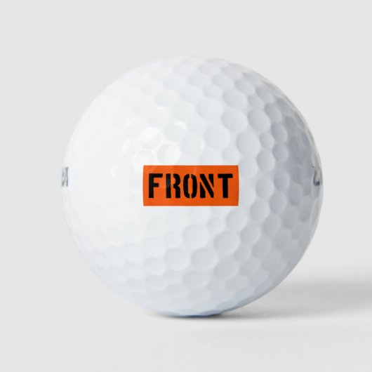 Balles De Golf Avant (Devant)