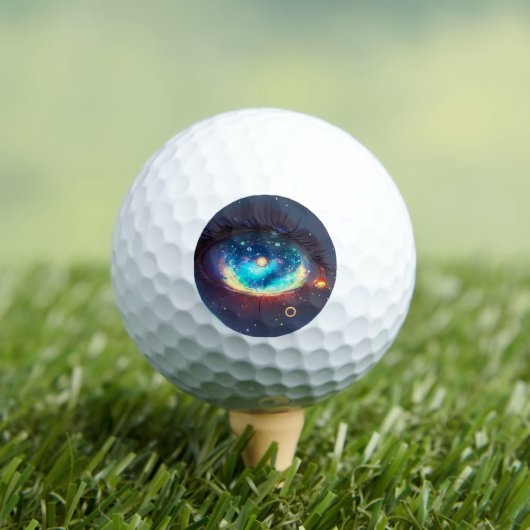 balles de golf avec design oeil (T-shirt Insitu)