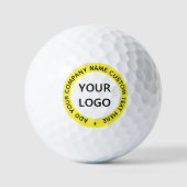 Balles de Golf avec Logo et Texte Personnalisés Vo (Recto)
