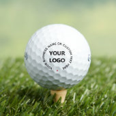 Balles de golf avec tampon de texte de logo d'entr (T-shirt Insitu)