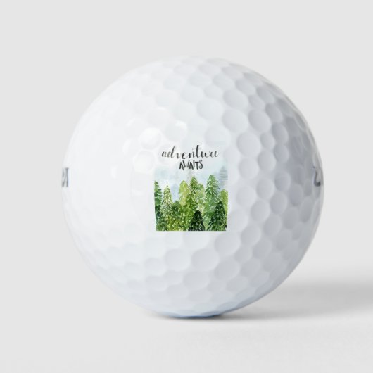 Balles De Golf Aventure Attend (Devant)