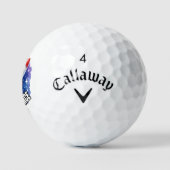 Balles De Golf Aventure de fusée spatiale – Fusée aquarelle (Logo)