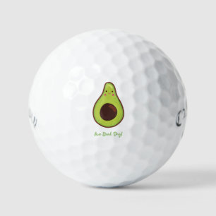 Balles De Golf Avo Good Day Punny Avocado