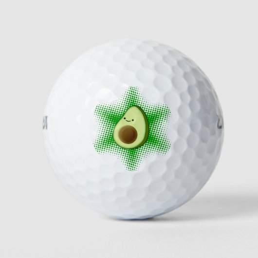 Balles De Golf Avocado Superstar (Devant)
