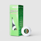 Balles De Golf B Monogramme superposé sur le drapeau irlandais ss (Conditionnement)