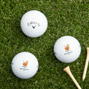 Balles De Golf Bachelorette Golf Balls - Aperol Spritz