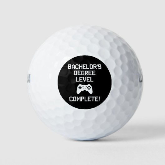 Balles De Golf Bachelor's Degree Niveau Complet Jeu Gamer (Devant)