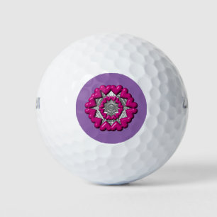 Balles De Golf Bague de la Saint-Valentin Cœur