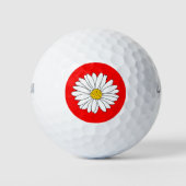 Balles De Golf Baise jaune rouge et blanche (Devant)