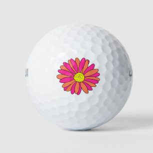 Balles De Golf Baise orange rose chaud