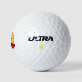 Balles De Golf Baiser - Emoji (Logo)