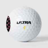 Balles De Golf Baisers roses (Logo)